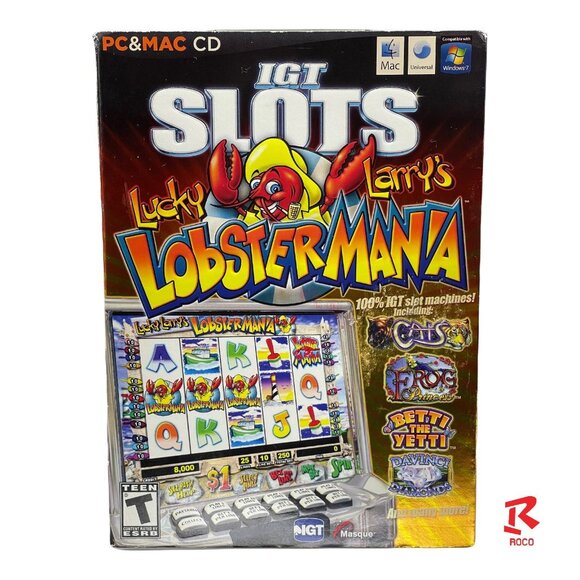 💻IGT Slots: Lucky‎ Larry's Lobstermania (PC & MAC DVD Game, 2011) 💻 - Picture 1 of 7